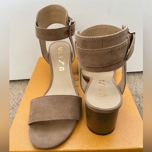 Unisa Suede Sandal, like new